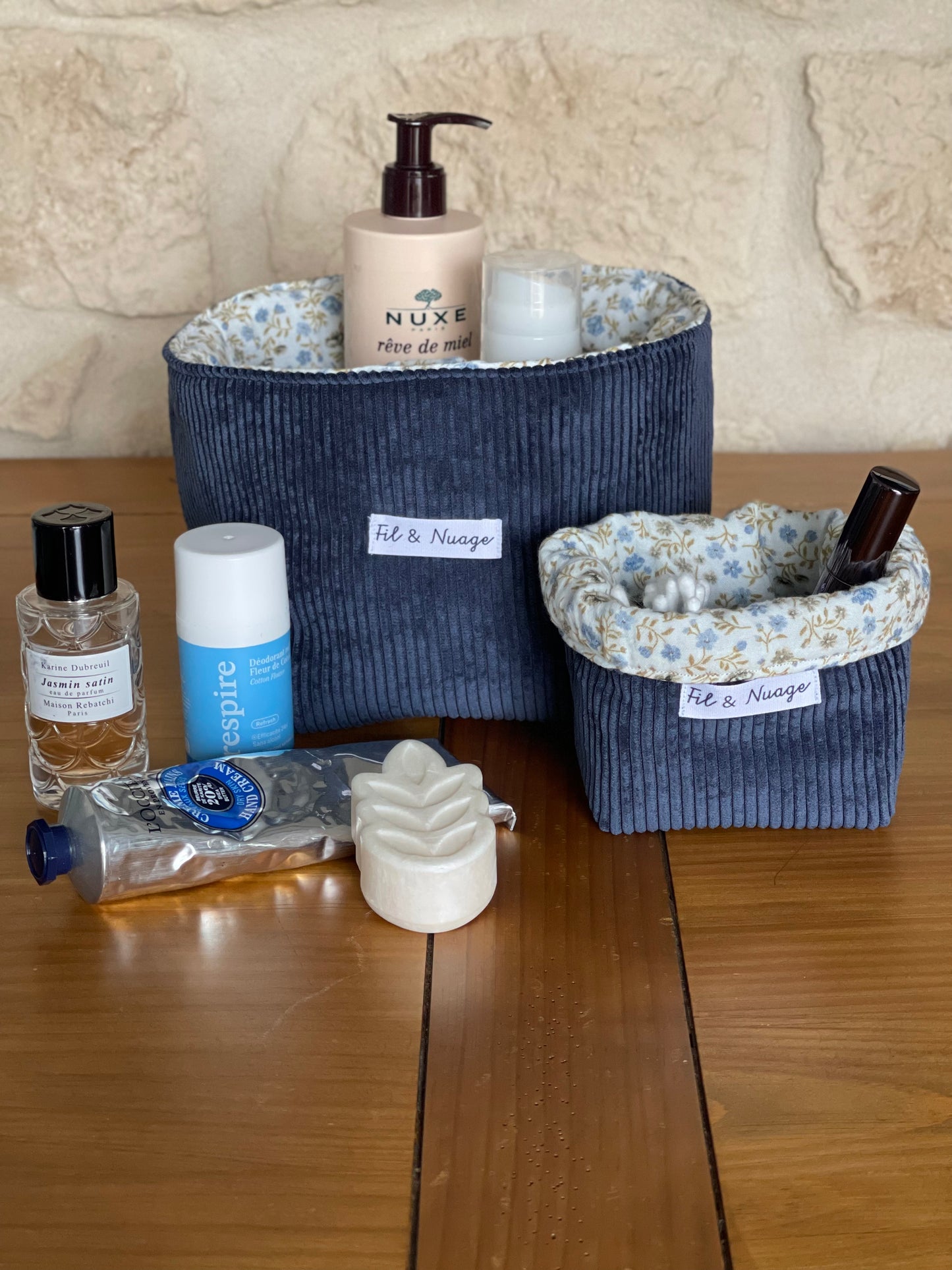 Panière de rangement personnalisée