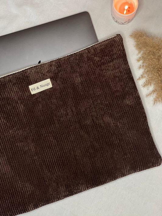 Housse d'ordinateur Noisette