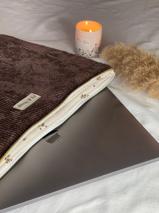 Housse d'ordinateur Noisette